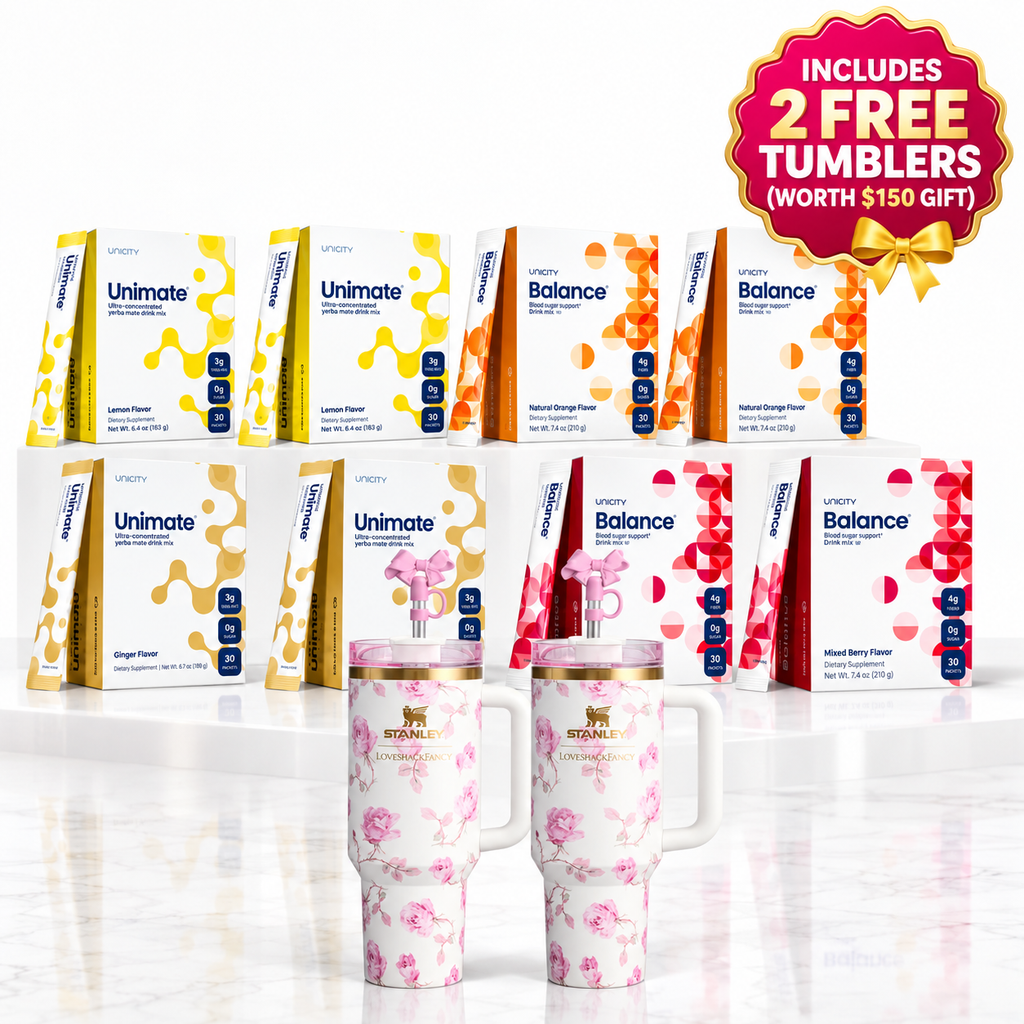 Unicity Complete Ultimate Vitality Mega System – 8-Pack Flavor Collection (240 Stick Packs / 60-Day Supply)