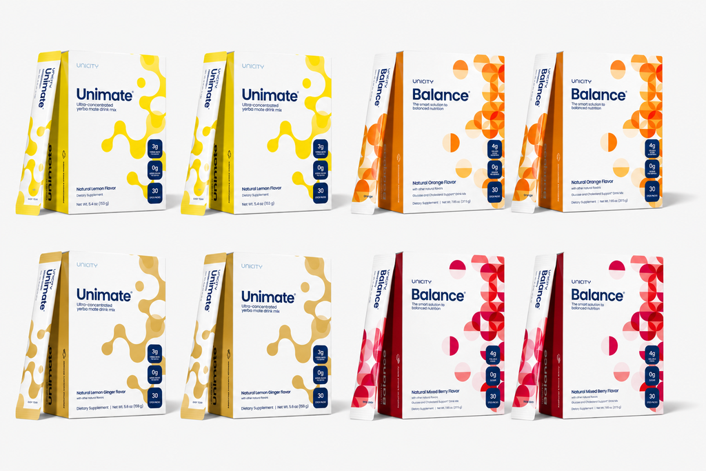 Unicity Complete Ultimate Vitality Mega System – 8-Pack Flavor Collection (240 Stick Packs / 60-Day Supply)