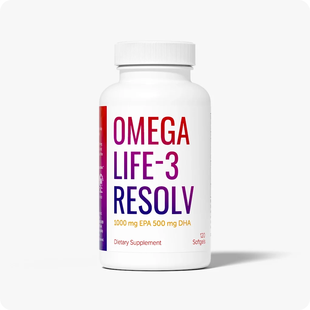 OmegaLife-3 Resolv omegaLife-3 Resolv is a high-quality, purified fish-oil supplement that delivers 1,500 mg of EPA and DHA omega-3 fatty acids