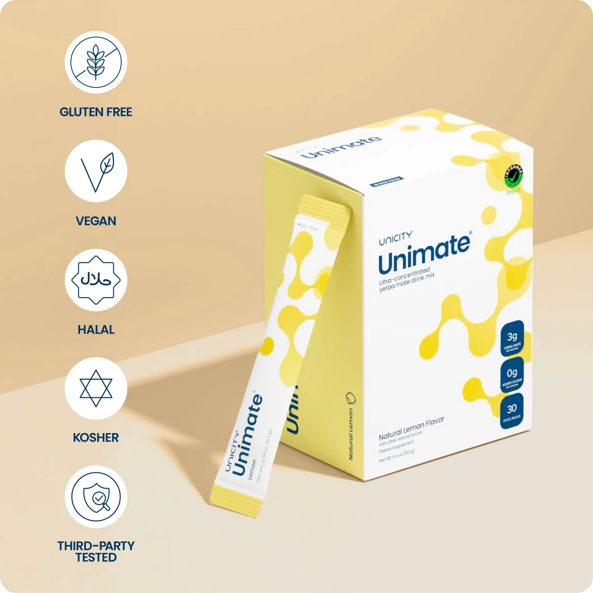 Unimate Natural lemon+Unimate ginger lemon(2 Pack)