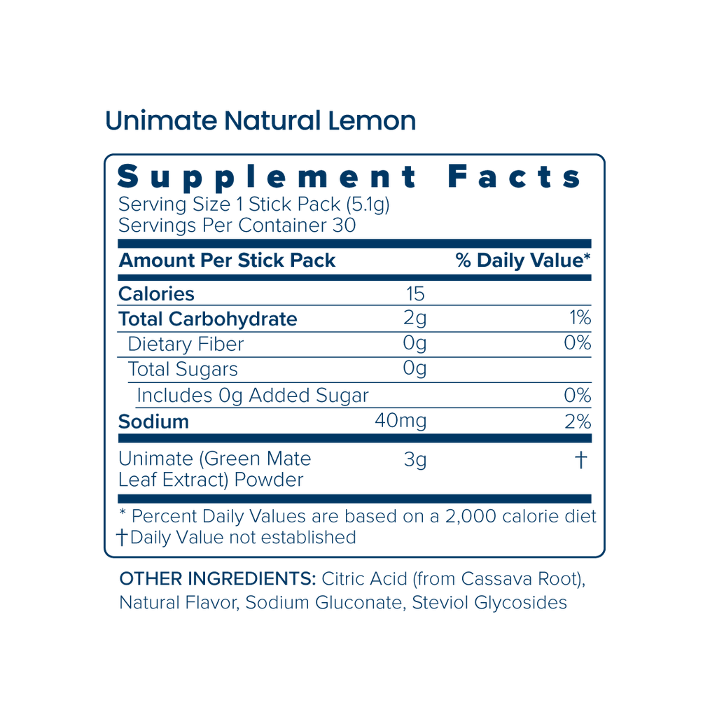 Unicity Unimate — Daily Energy & Nutrition (30 Sticks)